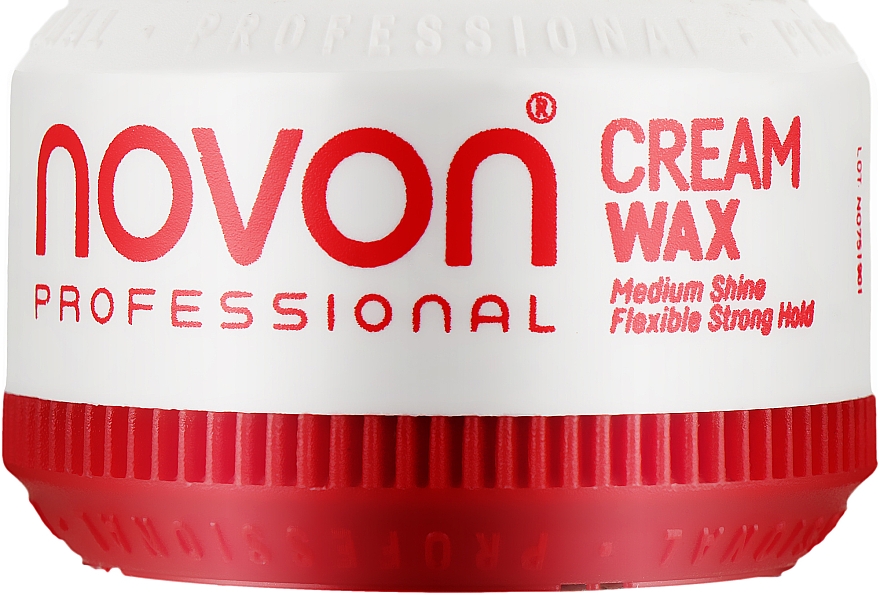 Помада для волос сильной фиксации - Novon Professional Cream Wax Flexible Strong Hold