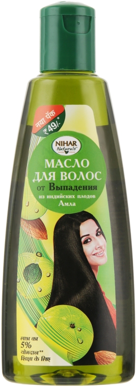 Масло для волос - Biofarma Nihar Naturals Shanti Badam Amla Hair Oil