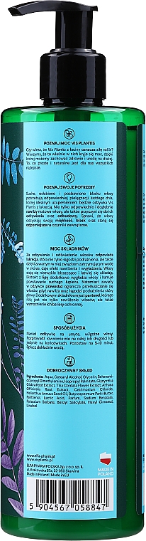 Кондиціонер для сухого волосся - Vis Plantis Herbal Vital Care Conditioner Liquorice Linden + Marshmallow — фото N3