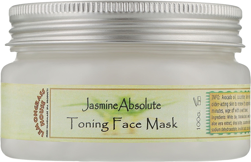 Маска для обличчя "Жасмин" - Lemongrass House Jasmine Toning Face Mask