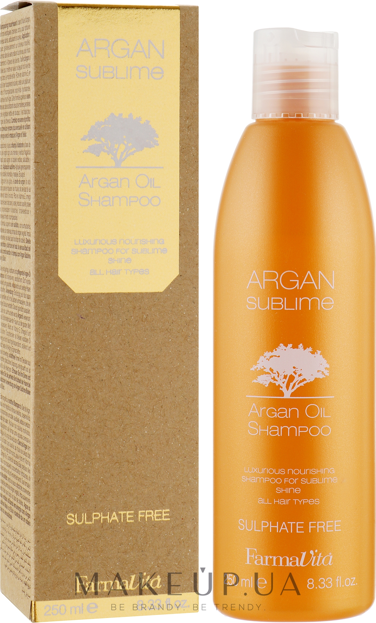 Шампунь с Аргановым маслом - Farmavita Argan Sublime Shampoo — фото 250ml