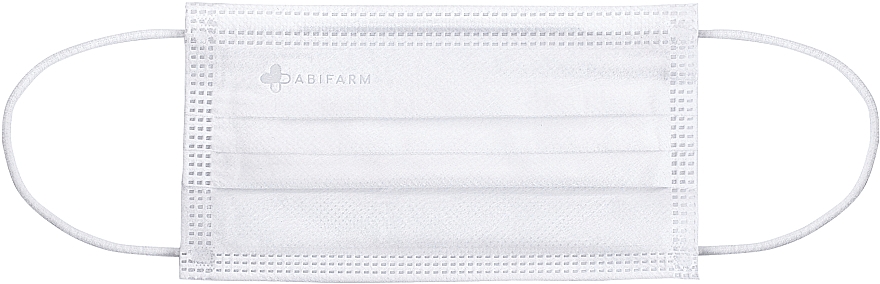 Медична маска тришарова, стерильна, біла - Abifarm M98 — фото N5