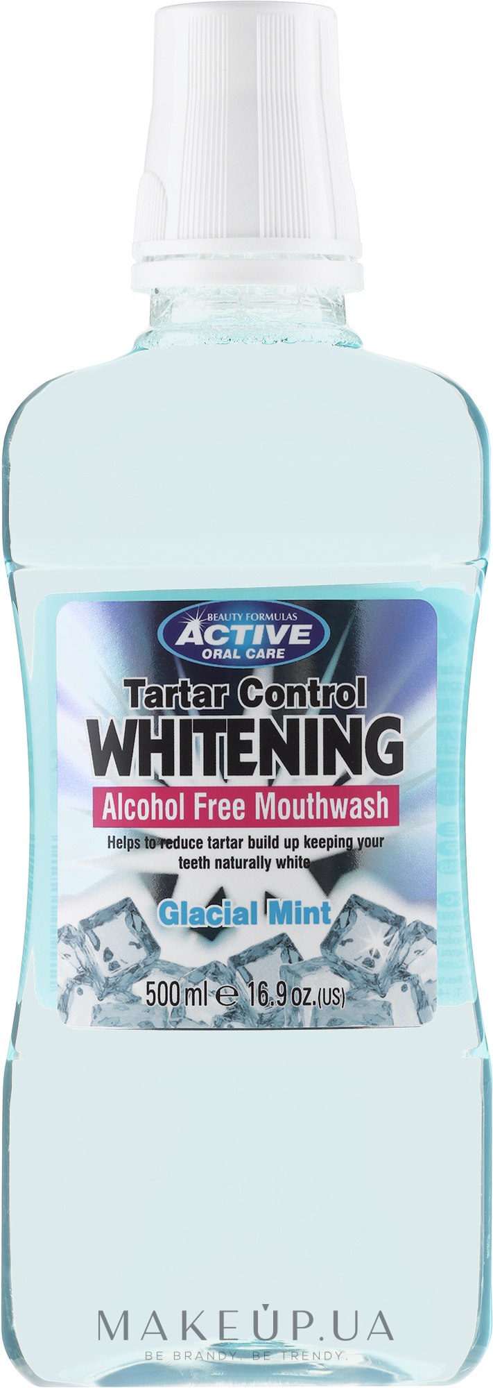 Ополаскиватель для полости рта - Beauty Formulas Active Oral Care Tartar Control Whitening Antibacterial Mouthwash — фото 500ml