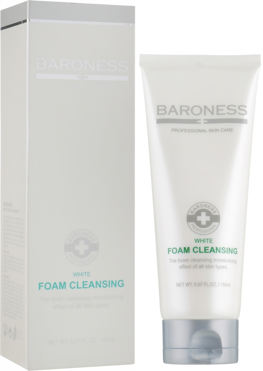 Пенка для лица очищающая - Beauadd Baroness White Foam Cleansing