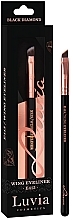 Парфумерія, косметика Пензлик для підводки, E415, чорний - Luvia Cosmetics Wing Eyeliner Black