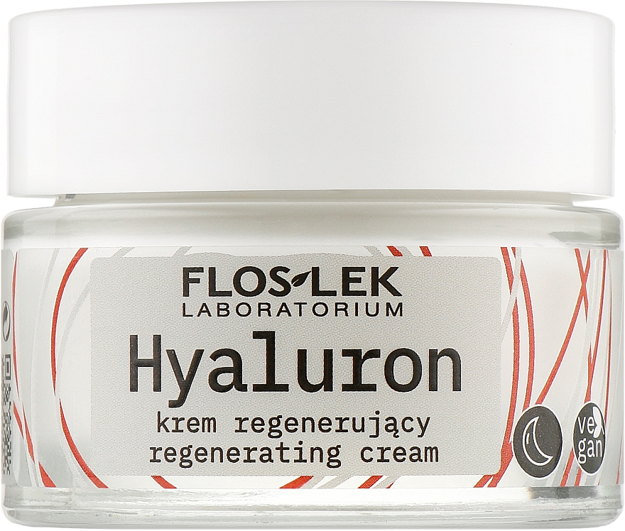 Ночной восстанавливающий крем - Floslek Hyaluron Regenerating Cream — фото N1