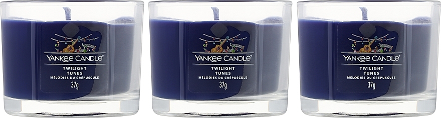 Набір - Yankee Candle Twilight Tunes (candle/3x37g) — фото N2