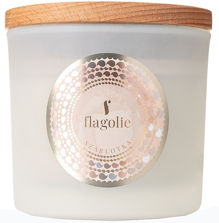 Ароматична свічка у склі "Шарлотка" - Flagolie Fragranced Candle Apple Pie — фото N1