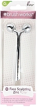 Парфумерія, косметика Ролер для обличчя, цинковий - Brushworks Face Sculpting Zinc Roller