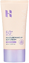 Парфумерія, косметика Тонувальний сонцезахисний крем - Holika Holika Moisture Make Up Sun Cream SPF 50+PA++++