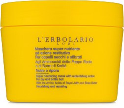 Маска для сухих и поврежденных волос "Интенсивное питание" - L'Erbolario Effetto Reale Maschera Super Nutriente — фото N2