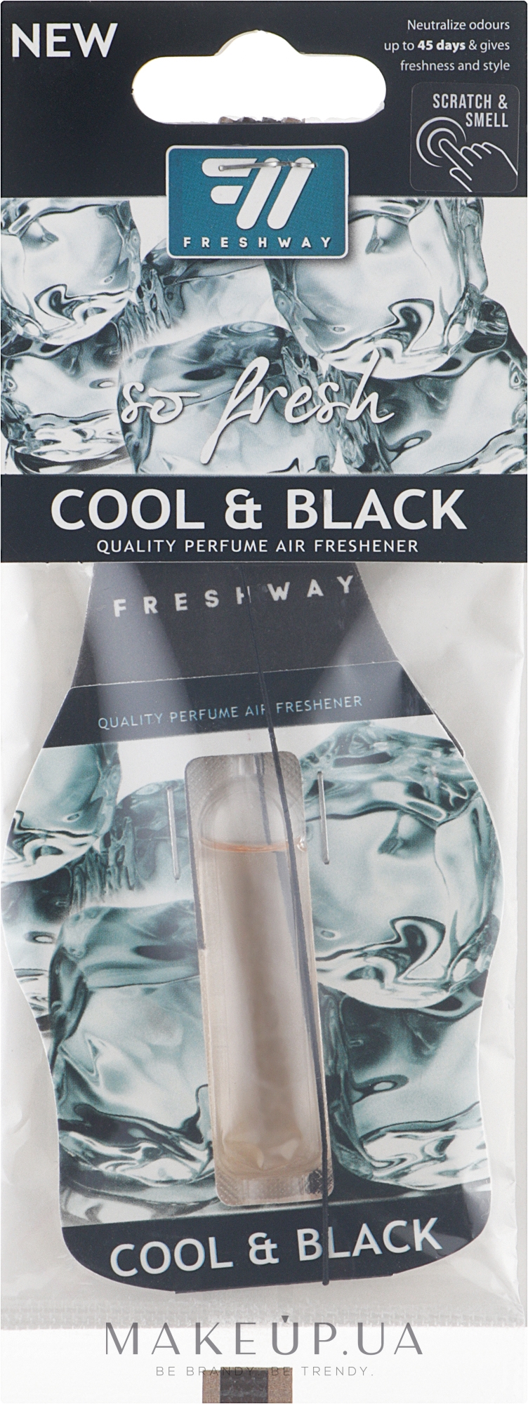 Ароматизатор для автомобиля "Cool&Black" - Fresh Way So Fresh — фото 4.5ml