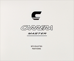 Carrera Master - Набор (edt/100ml + after/sh/balm/200ml + sh/gel/200ml) — фото N1