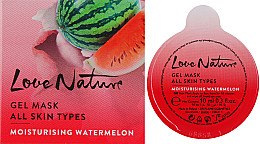 Духи, Парфюмерия, косметика Увлажняющая маска для лица "Арбуз" - Oriflame Love Nature Gel Mask