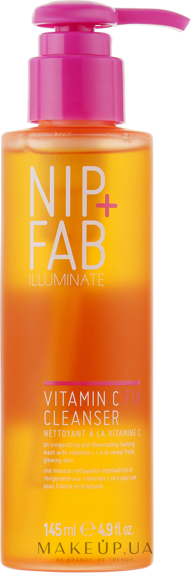 Піна для обличчя з вітаміном С - NIP+FAB Vitamin C Fix Cleanser — фото 145ml