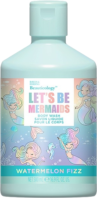 Гель для душа - Baylis & Harding Beauticology Let's Be Mermaids Watermelon Fizz Body Wash  — фото N1