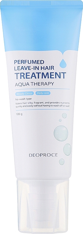 Парфюмированное средство по уходу за волосами - Deoproce Perfumed Leave-In Hair Treatment Aqua Therapy — фото N1