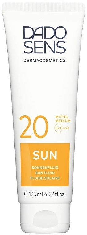 Солнцезащитный флюид для чувствительной кожи - Dado Sens Sun Fluid SPF 20 — фото N1