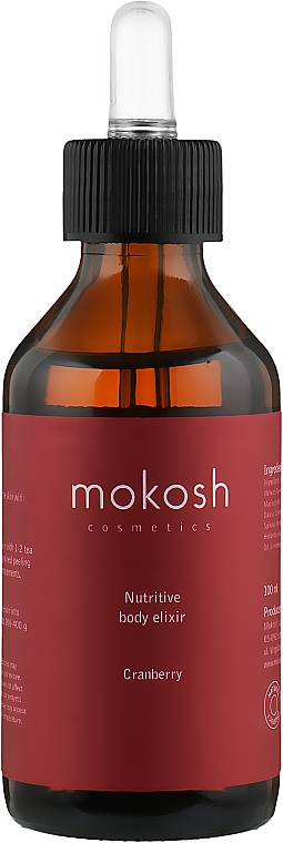 Еліксир для тіла "Журавлина" - Mokosh Cosmetics Nutritive Body Elixir Cranberry — фото N2