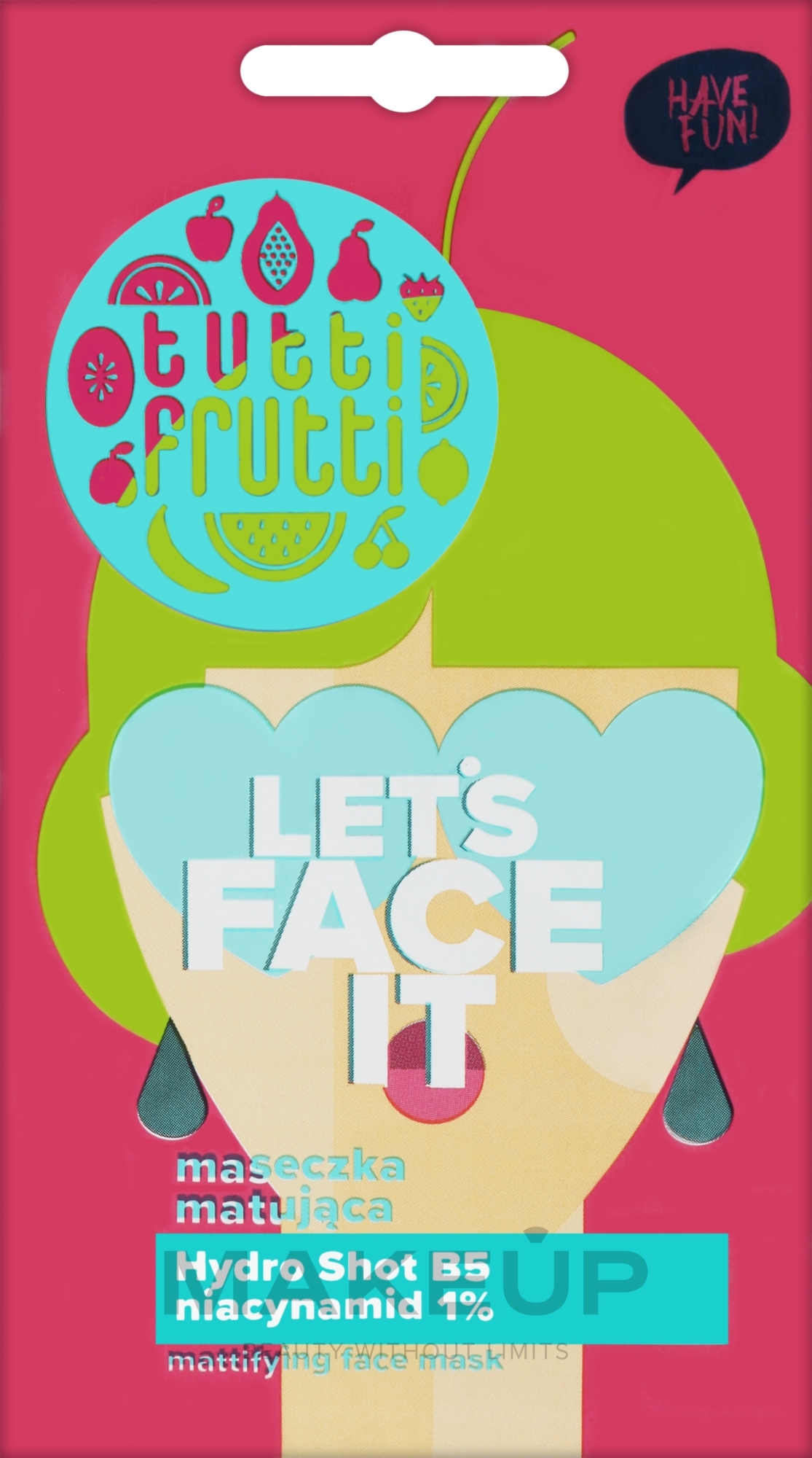 Матирующая маска для лица - Farmona Tutti Frutti Let`s Face It Mattifying Face Mask — фото 7g