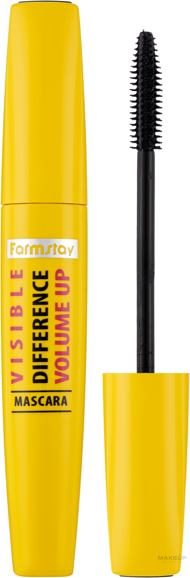 Объемная тушь для ресниц с натуральными компонентами - FarmStay Visible Difference Volume Up Mascara — фото Black