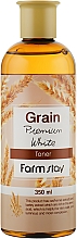 Тонер для лица с экстрактом ростков пшеницы - FarmStay Grain Premium White Toner — фото N1