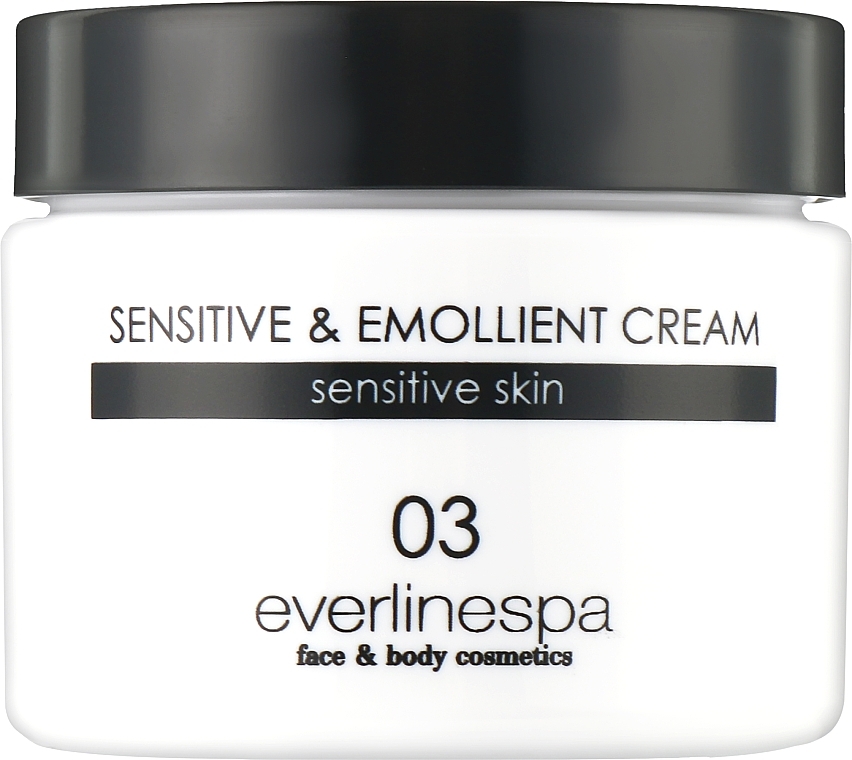 Антикуперозний крем для обличчя - Everline Sensitive Emollient Cream — фото N1
