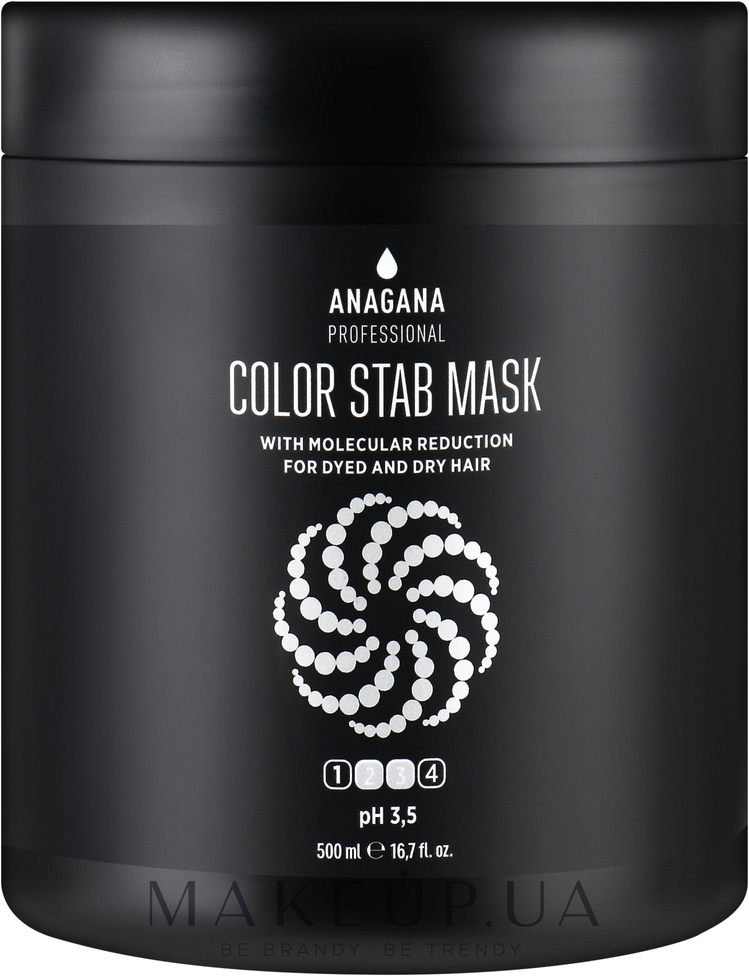 Маска "Стабілізатор кольору" для фарбованого волосся - Anagana Professional Color Stab Mask Molecular Reduct — фото 500ml