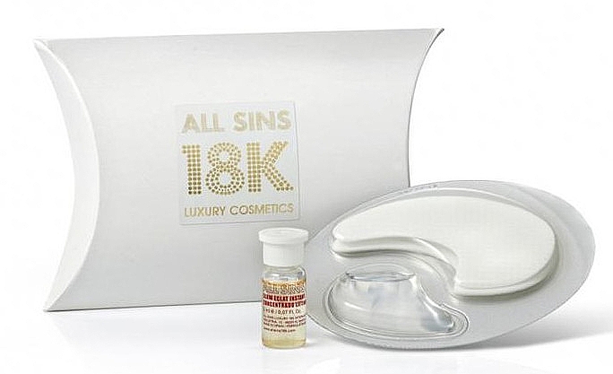 Набір - All Sins All Skin 18K Beauty Instant Set ( f/conc/2ml + eye/mask/2pcs) — фото N1