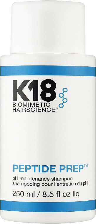 Шампунь с оптимизированным уровнем pH для частого использования - K18 Hair Biomimetic Hairscience Peptide Prep PH Shampoo — фото N1
