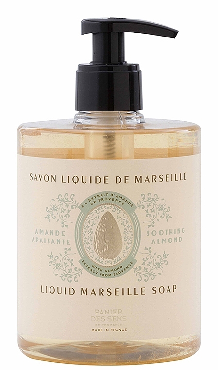 УЦЕНКА Марсельское жидкое мыло "Миндаль" - Panier Des Sens Soothing Almond Liquid Marseille Soap * — фото N2