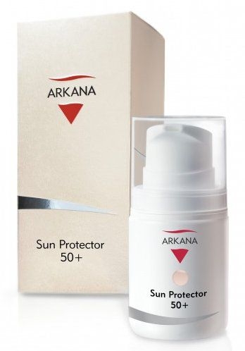 Солнцезащитный тонирующий крем UVB фильтрами - Arkana Sun Protector 50+