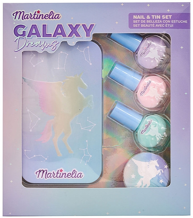 Martinelia Galaxy Dreams Nails (nail/polish/3х5ml + n/file/1pcs + acc/1pcs) - Набір — фото N1
