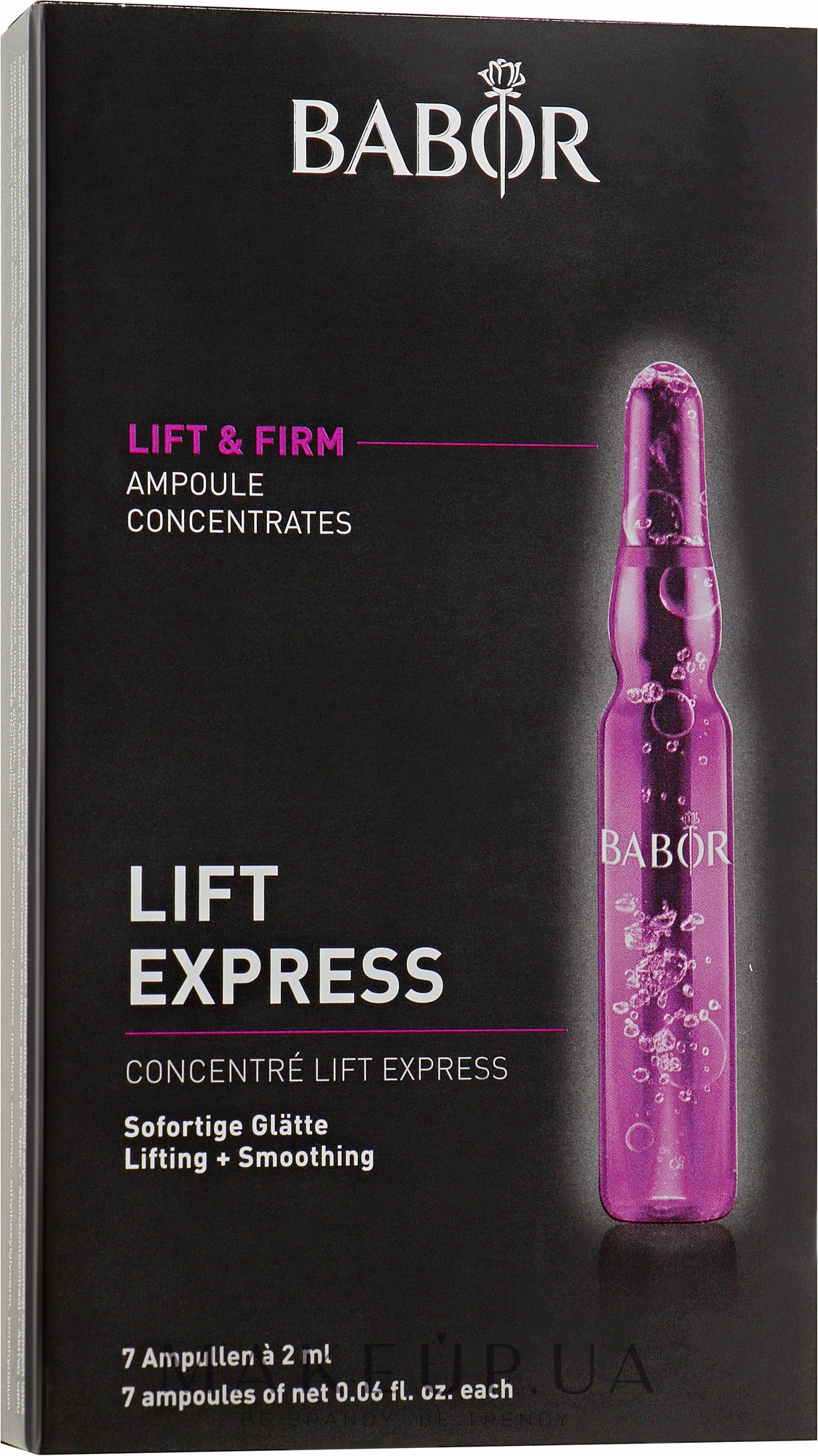 Ампули для обличчя "Експрес-ліфтинг" - Babor Ampoule Concentrates Lift Express — фото 7x2ml