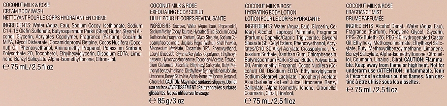 Подарунковий набір, 5 продуктів - Victoria's Secret The Balance Starter Kit Coconut Milk & Rose — фото N3