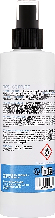 Освежающий бактерицидный лосьон с ментолом - Hairgum Fresh Coiffure — фото N2