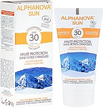 Парфумерія, косметика Сонцезахисний крем - Alphanova Sun SPF 30 Sans Parfum Bio
