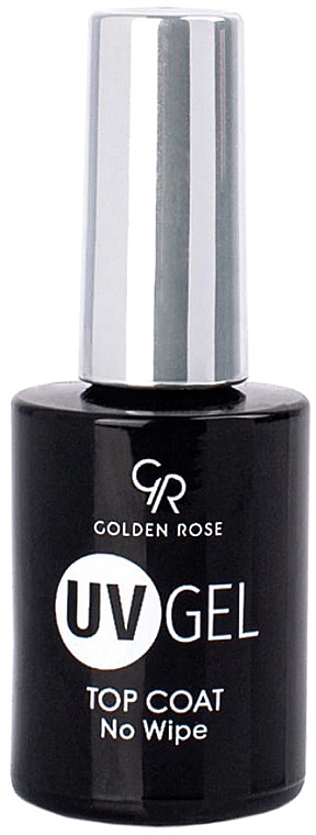 Топ для гель-лаку без липкого шару - Golden Rose UV Gel Top Coat No Wipe — фото N1