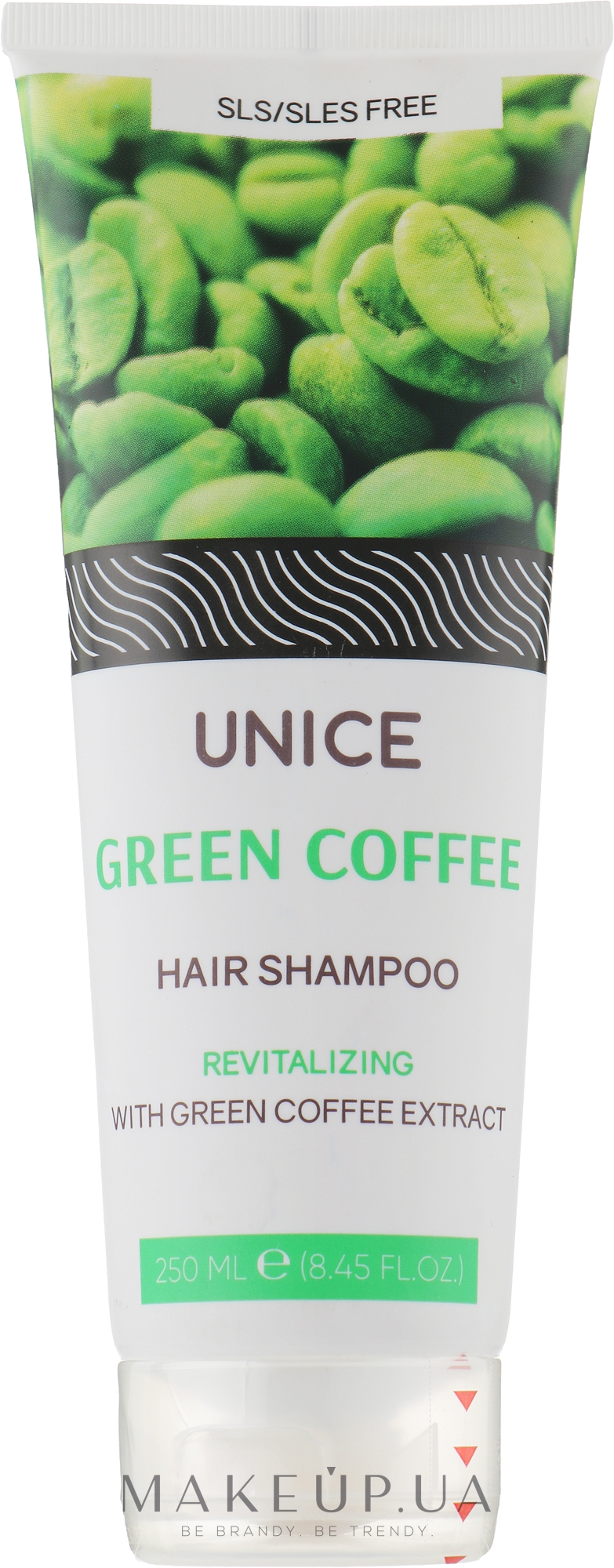 Шампунь для волос с экстрактом зеленого кофе - Unice Green Coffee Hair Shampoo — фото 250ml