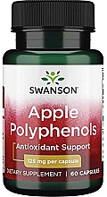 Диетическая добавка "Яблочный полифенол" ,125 мг 60 шт - Swanson Maximum Strength Apple Polyphenols — фото N1