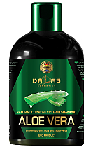 Шампунь для волос с гиалуроновой кислотой, натуральным соком алоэ и маслом чайного дерева - Dalas Cosmetics Aloe Vera Hair Shampoo — фото N1