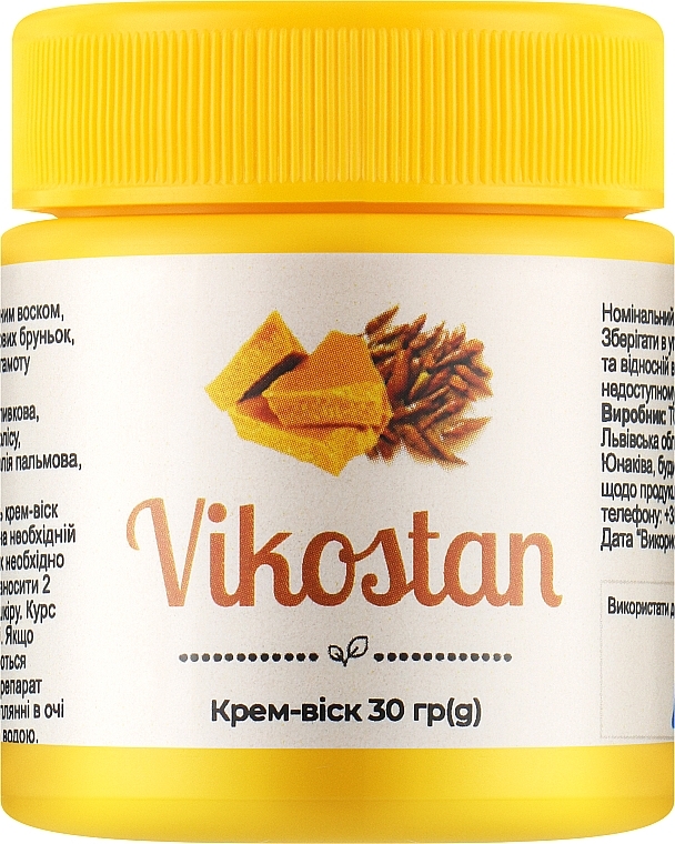 Крем-віск від простатиту - Yvonika Vikostan — фото N1