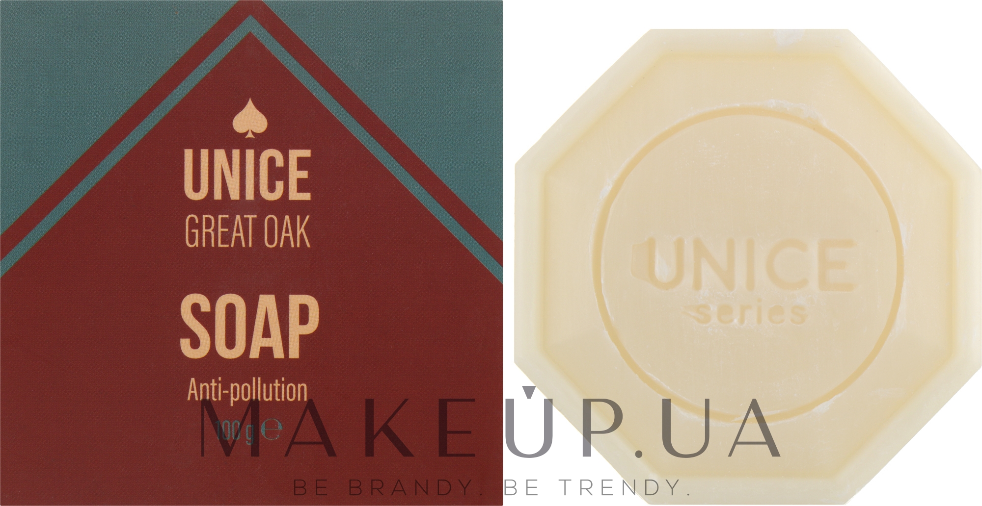 Натуральное мыло для мужчин - Unice Great Oak Anti-pollution Soap — фото 100g