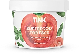Маска альгинатная восстанавливающая "Томат и пептиды" - Tink SuperFood For Face Alginate Mask — фото N1
