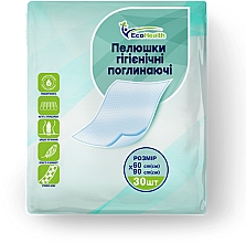 Парфумерія, косметика Пелюшка гігієнічна, 60х90см, 30 шт. - Ecohealth