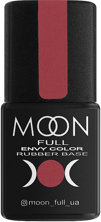 Цветная база для ногтей - Moon Full Envy Color Rubber Base — фото N1