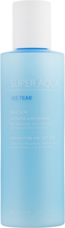 Зволожувальна емульсія для обличчя - Missha Super Aqua Ice Tear Emulsion — фото N2