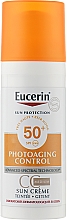 Тональный солнцезащитный гель-крем для лица - Eucerin Photoaging Control Tinted Sun Gel-Cream SPF50+ Medium — фото N3