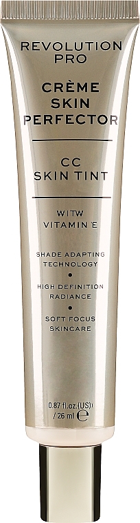 СС-крем для обличчя - Revolution Pro Creme Skin Perfector CC Skin Tint with Vitamin E — фото N1