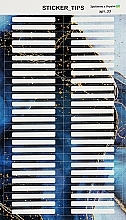 Парфумерія, косметика Наклейки на тіпси, синє море - Sticker Tips